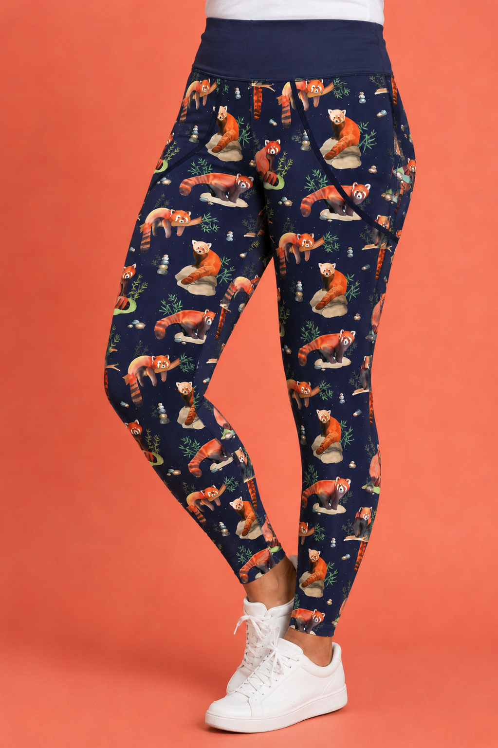 Red Panda Women's Activewear Leggings
