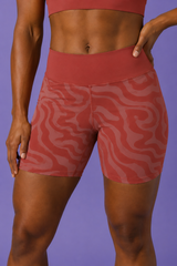Ruby Ripple Women's Active Shorts