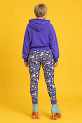 Retro Rollerskates Women's Activewear Leggings