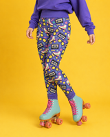 Retro Rollerskates Women's Activewear Leggings