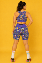 Retro Rollerskates Women's Active Shorts