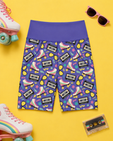 Retro Rollerskates Women's Active Shorts