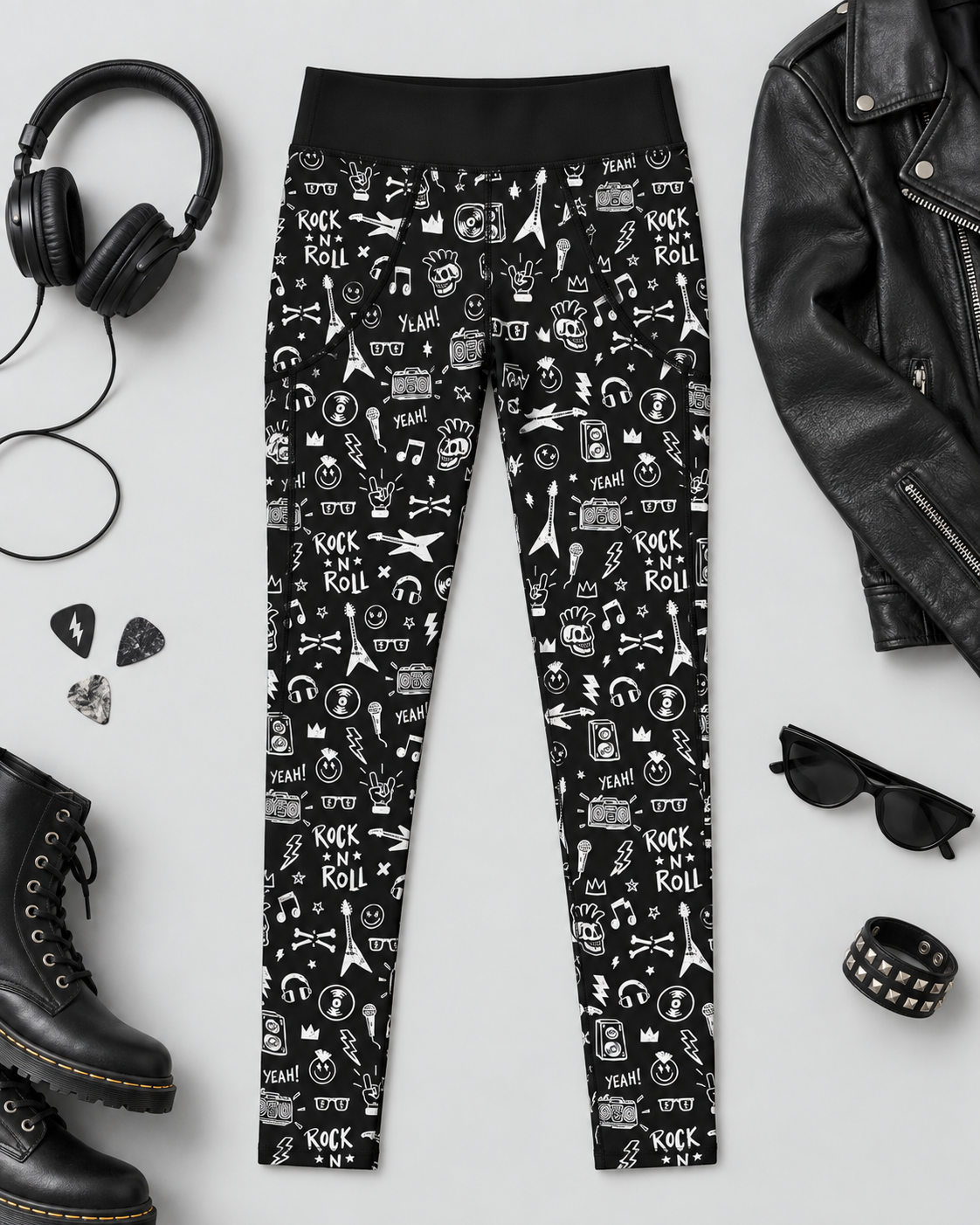 Rock n Roll Children's Active Leggings