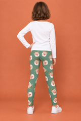 Rudolph Faces Children's Active Leggings