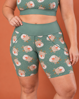 Rudolph Faces Women's Active Shorts