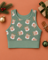 Rudolph Faces Women's Sports Bra