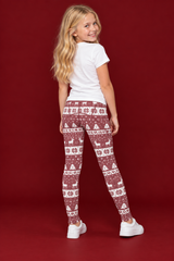 Scandi Christmas Children's Active Leggings