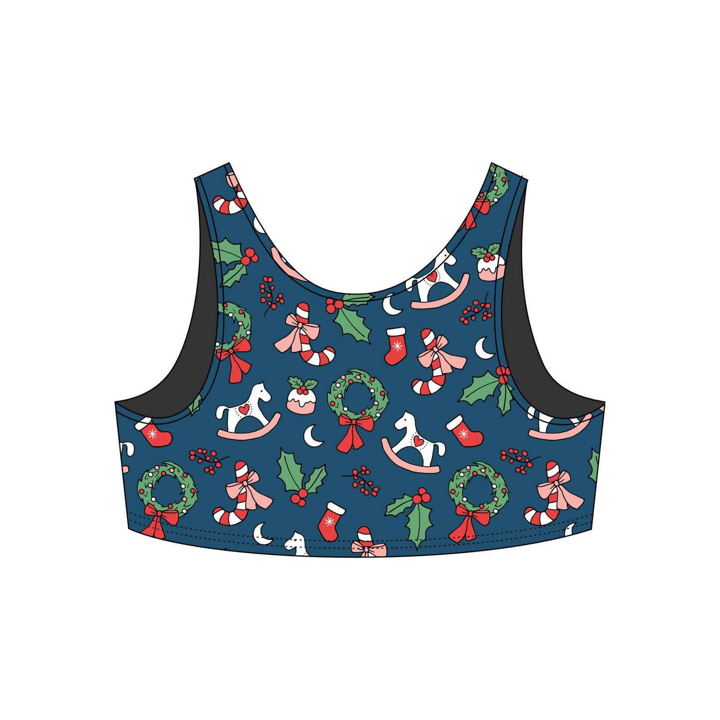 Cosy Christmas Sports Bra