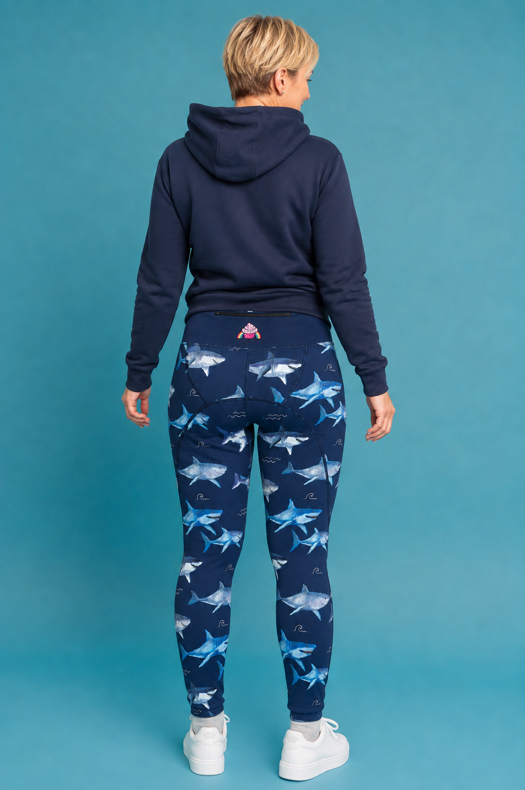 Sharks & Waves Women's Activewear Leggings