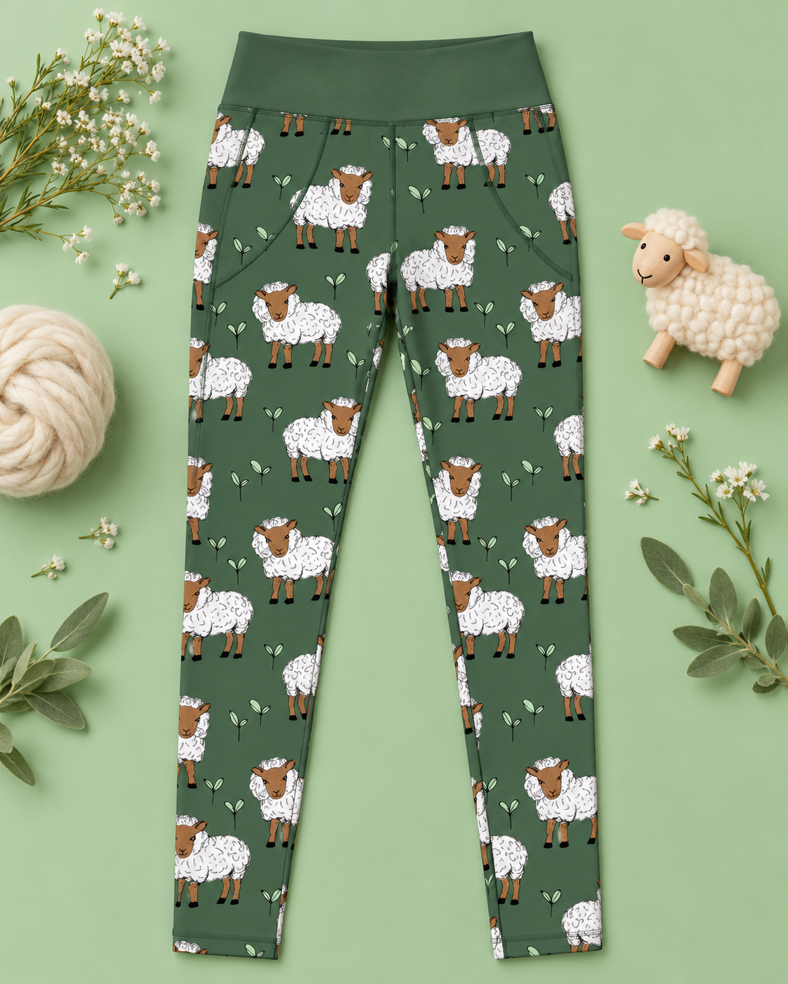 Sheep Women's Activewear Leggings