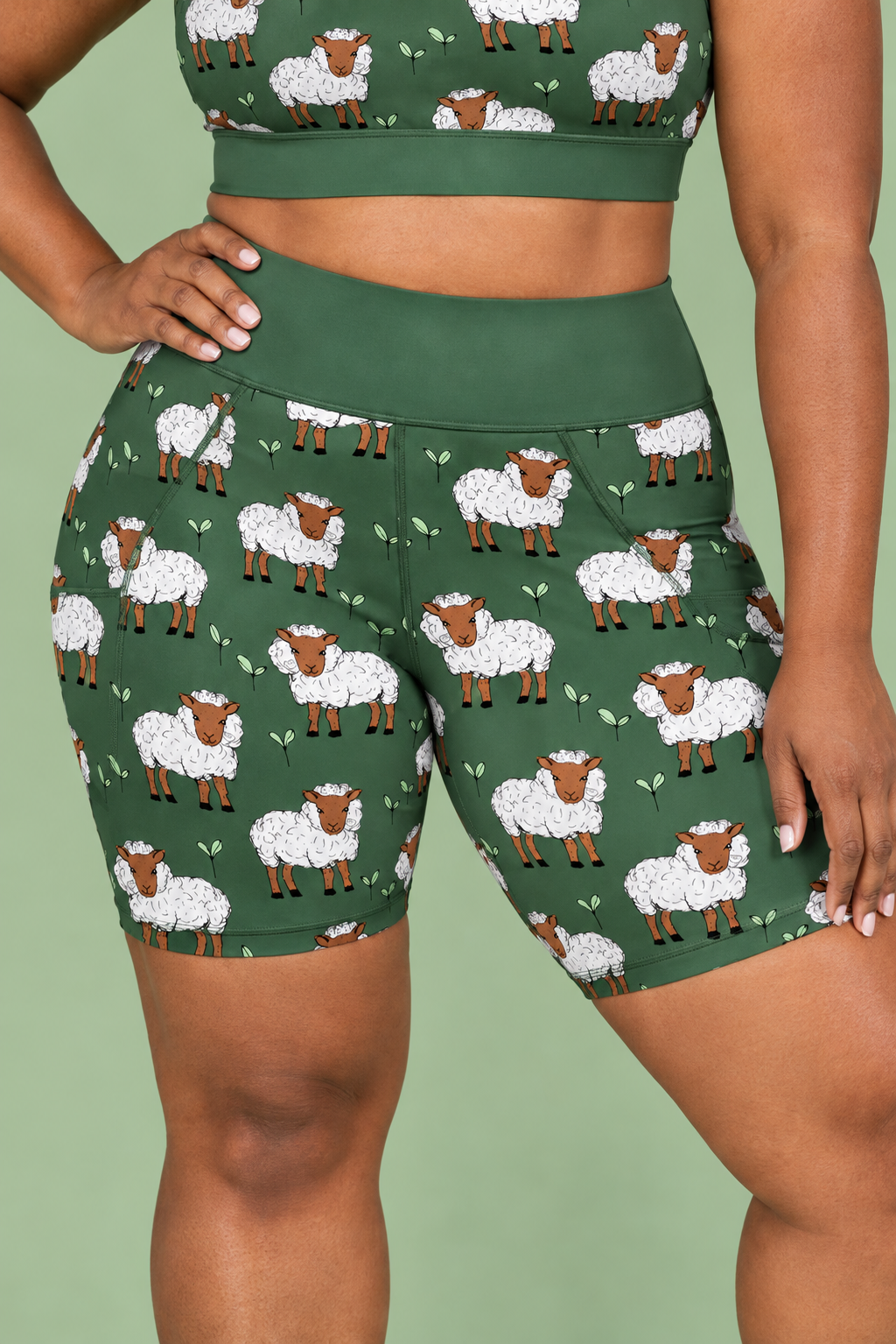 Sheep Women's Active Shorts
