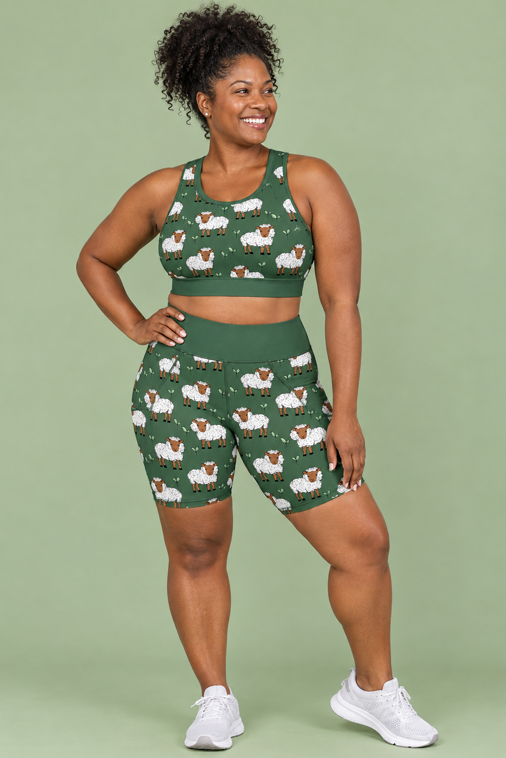 Sheep Women's Active Shorts