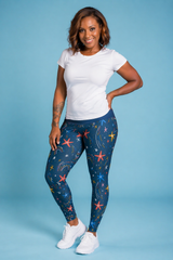 Shooting Stars Women's Activewear Leggings
