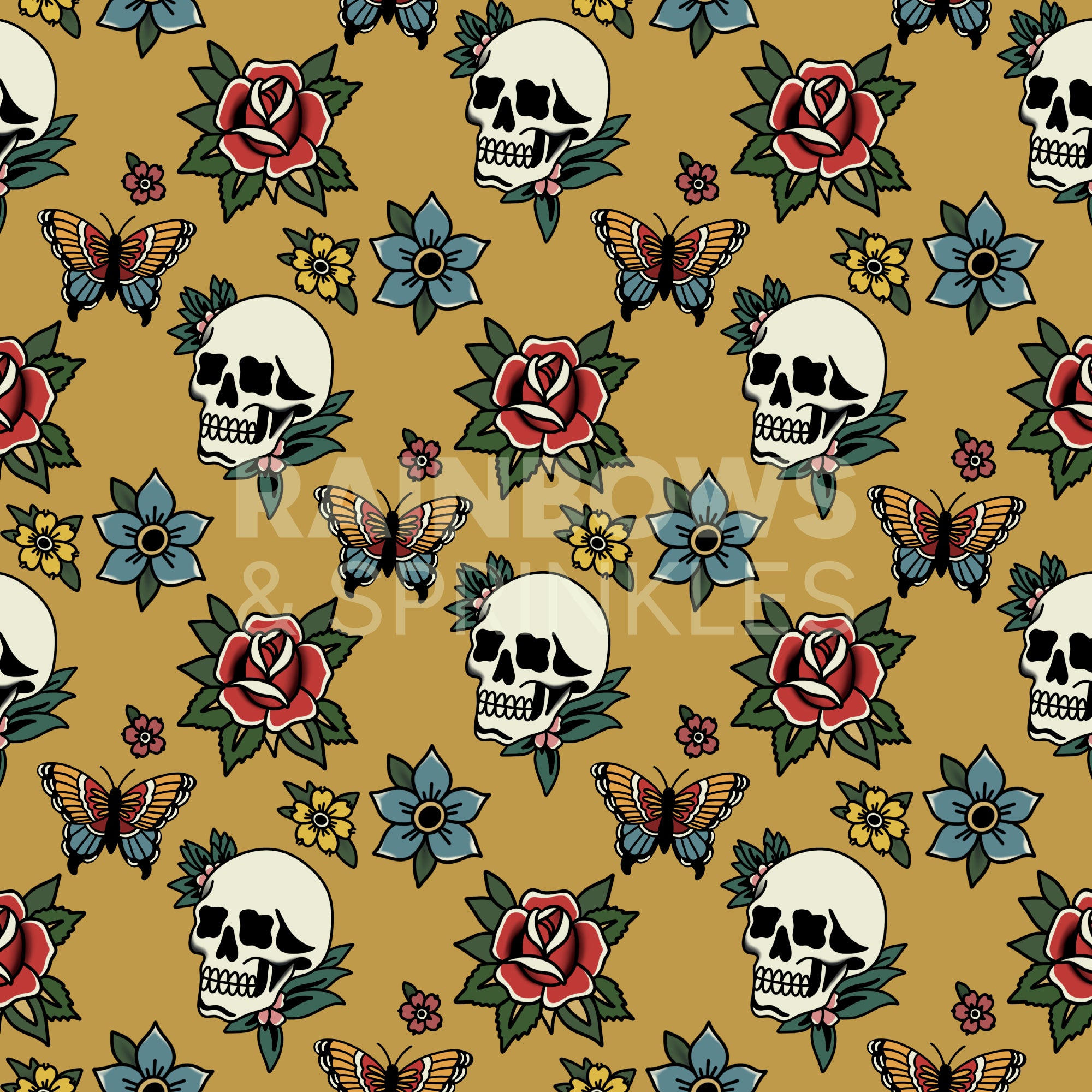 Skulls & Roses Women's Activewear Leggings