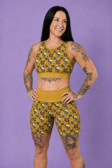 Skulls & Roses Women's Active Shorts