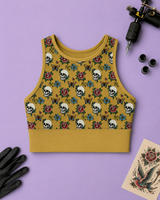 Skulls & Roses Sports Bra