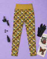 Skulls & Roses Women's Activewear Leggings
