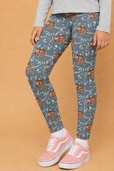 Sleeping Sloths Children's Active Leggings