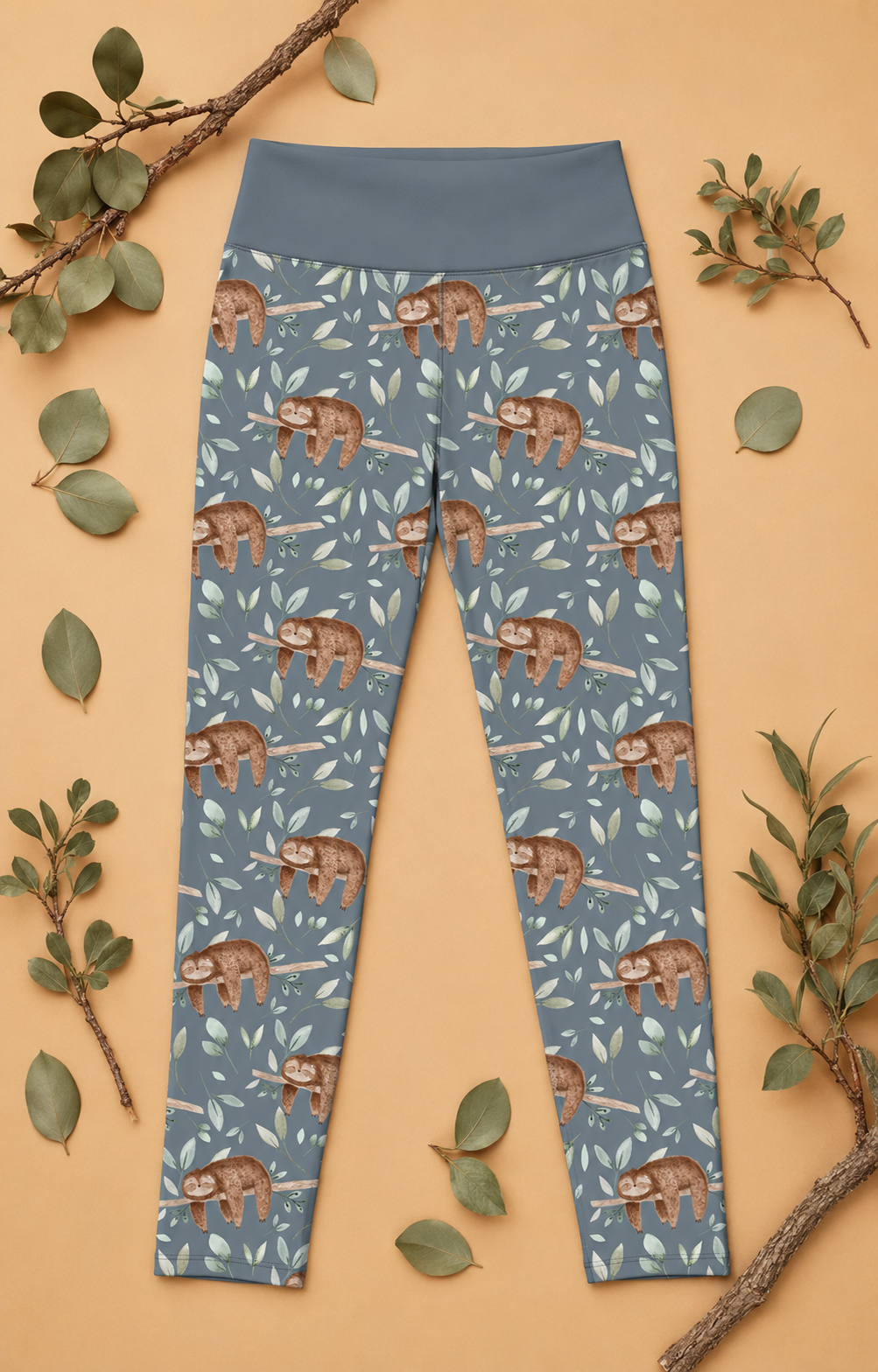 Sleeping Sloths Children's Active Leggings