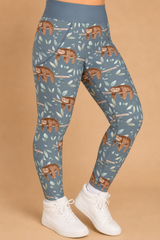 Sleeping Sloths Women's Activewear Leggings