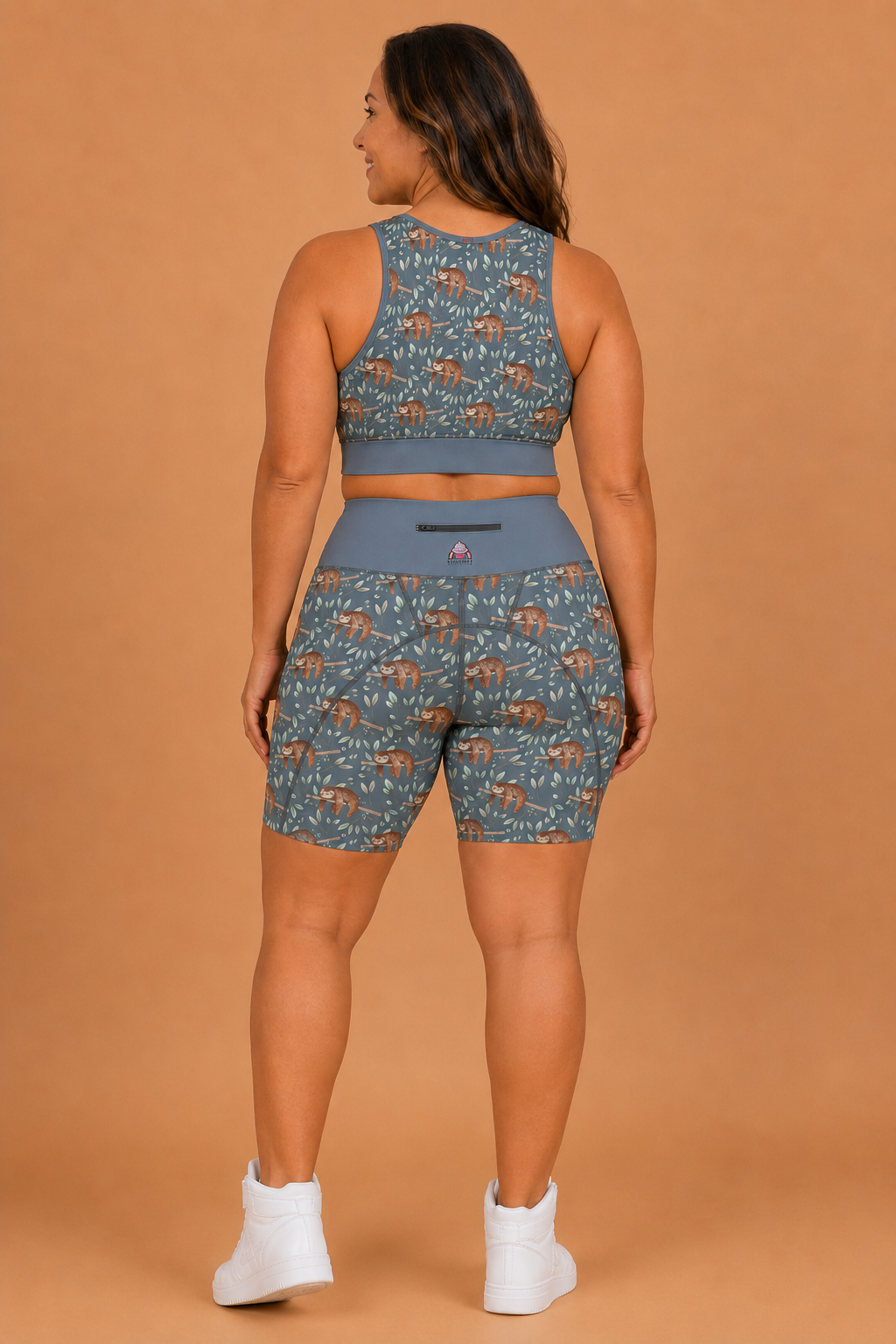 Sleeping Sloths Women's Active Shorts