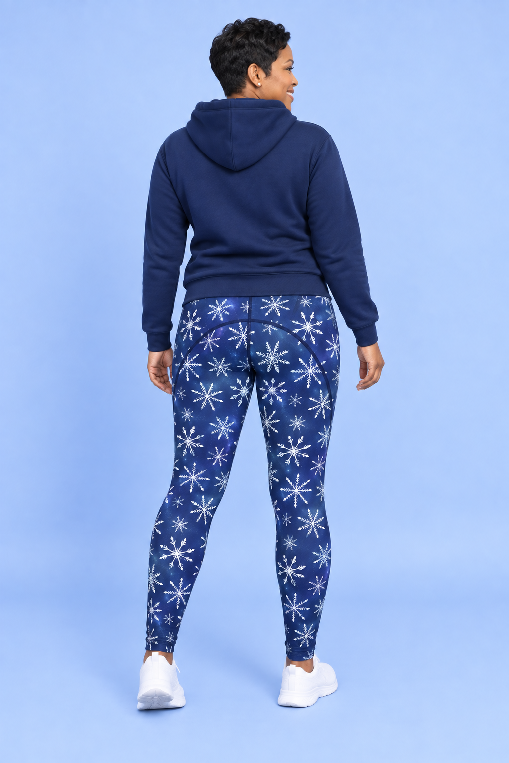 Snowy Night Women's Activewear Leggings