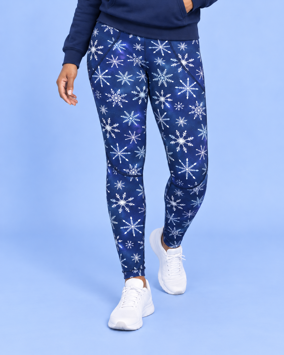 Snowy Night Women's Activewear Leggings