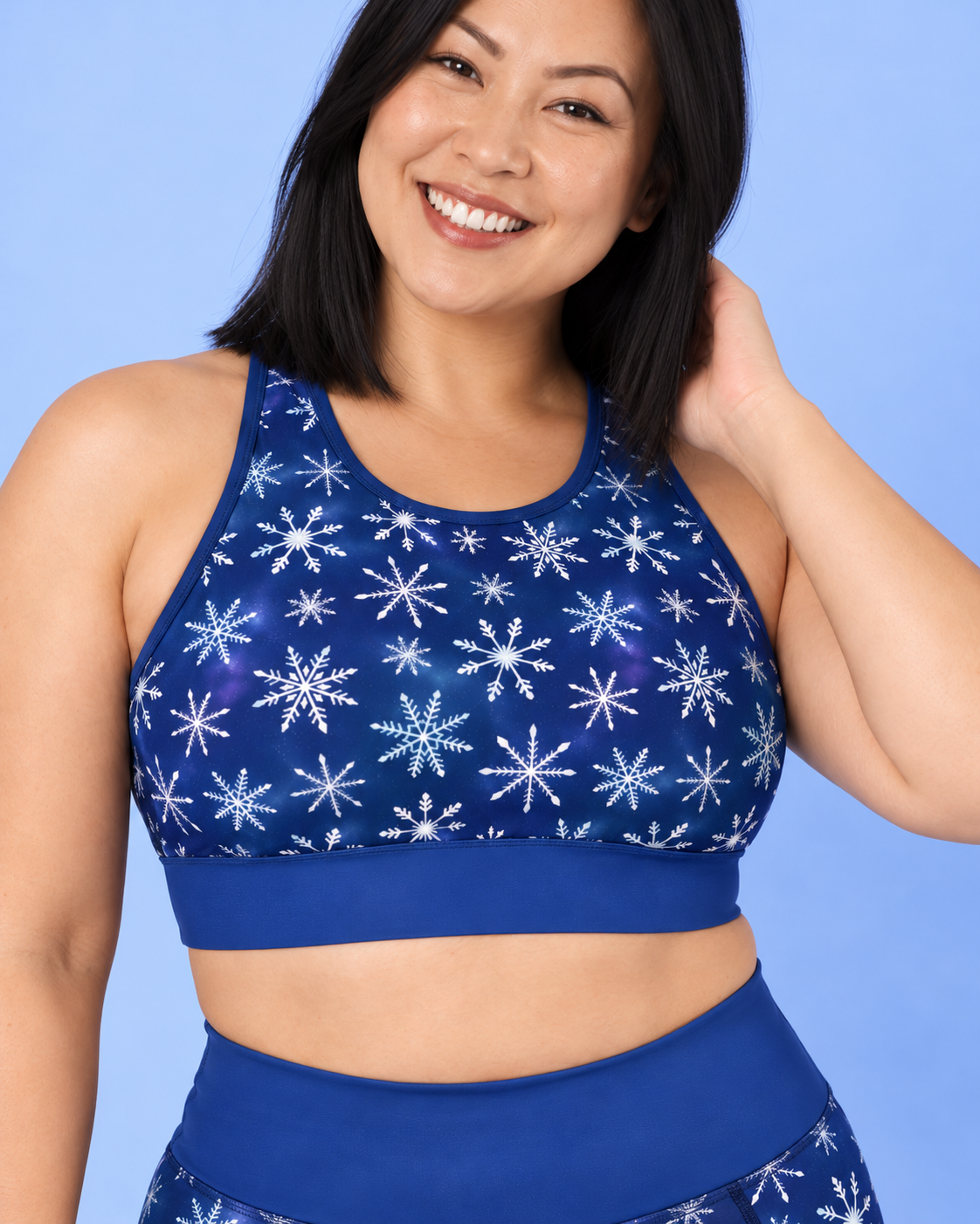 Snowy Night Women's Sports Bra