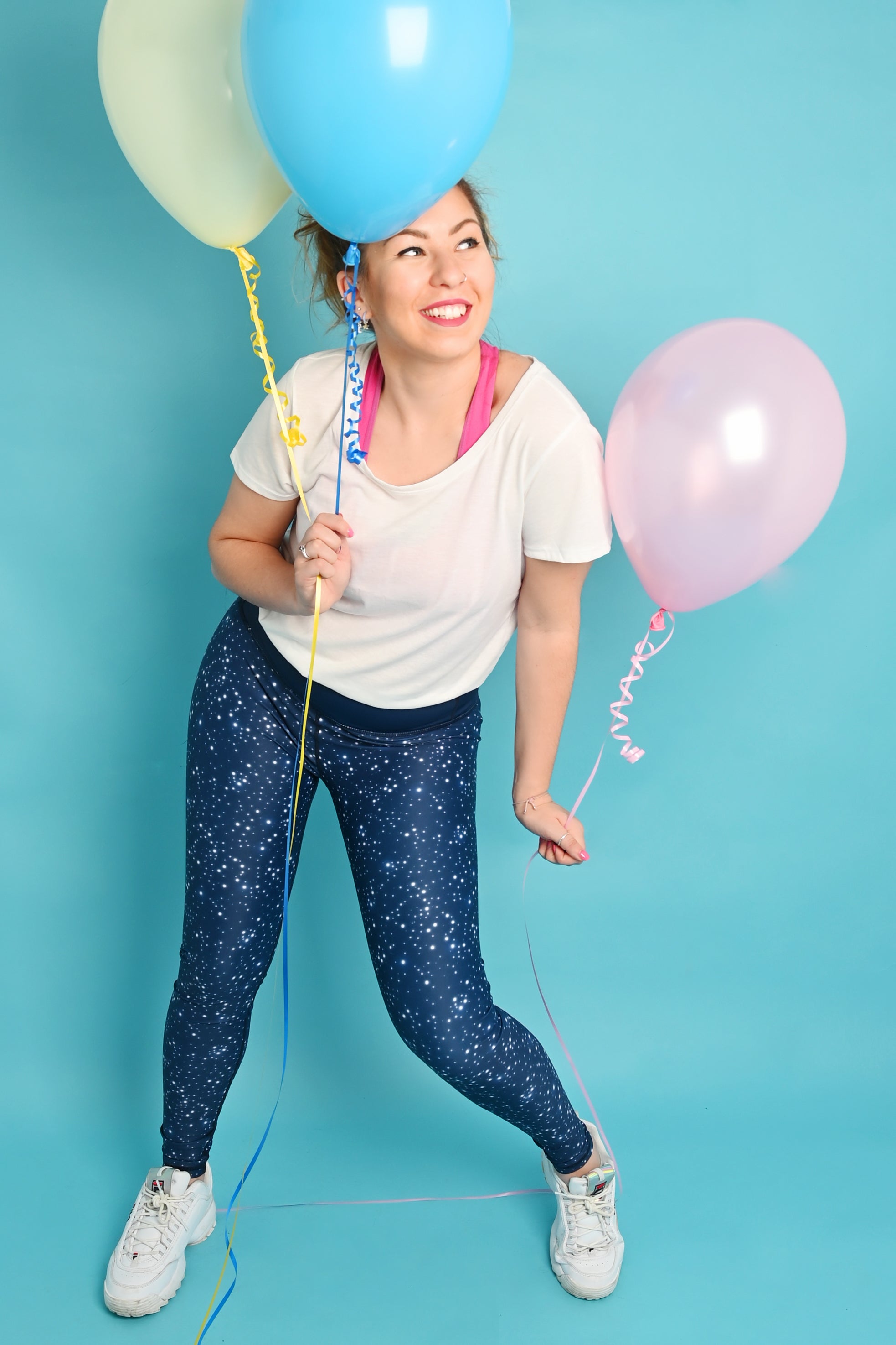 Last Chance Night Sky Women's Active Leggings