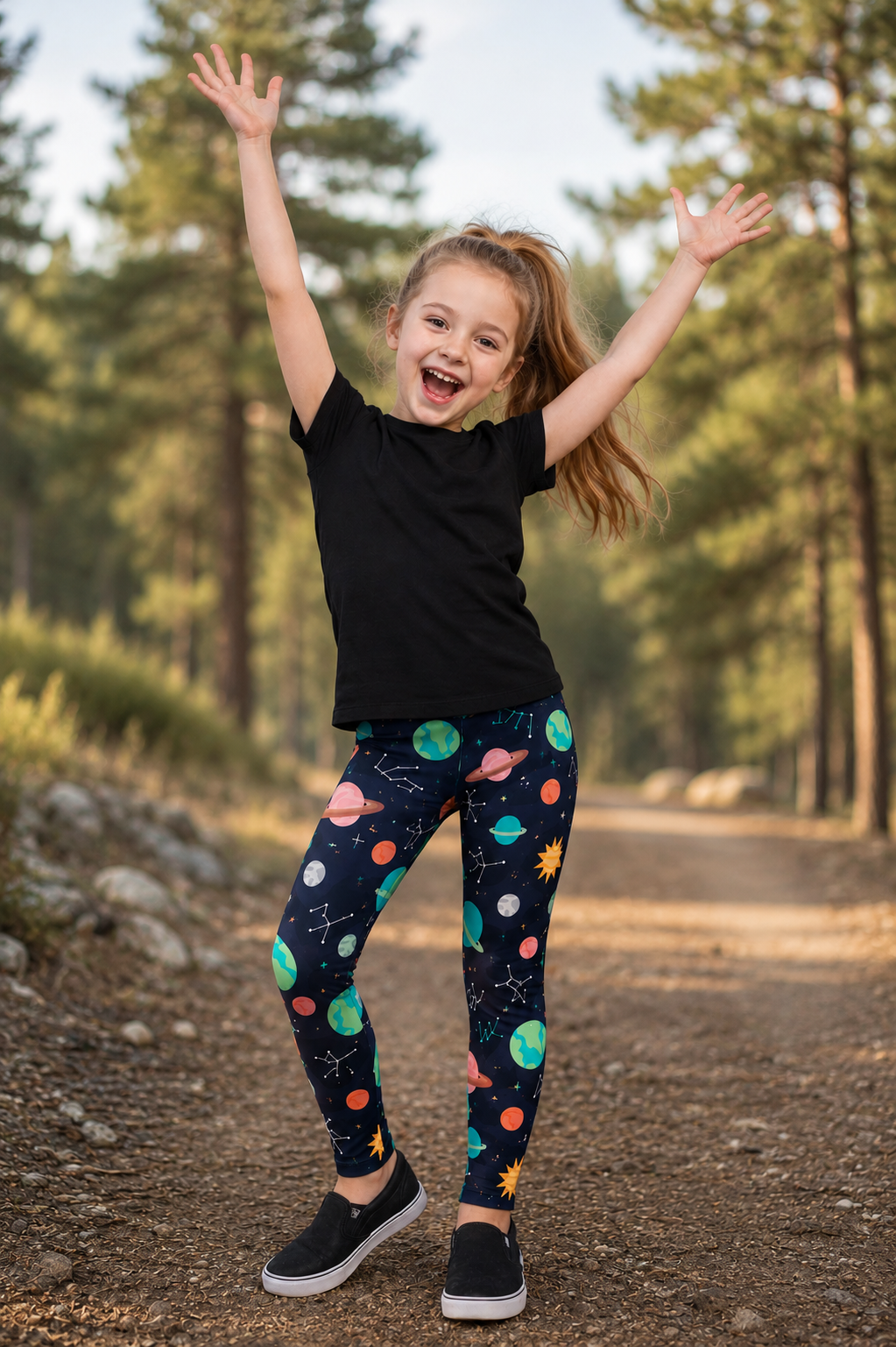 Space Children's Active Leggings