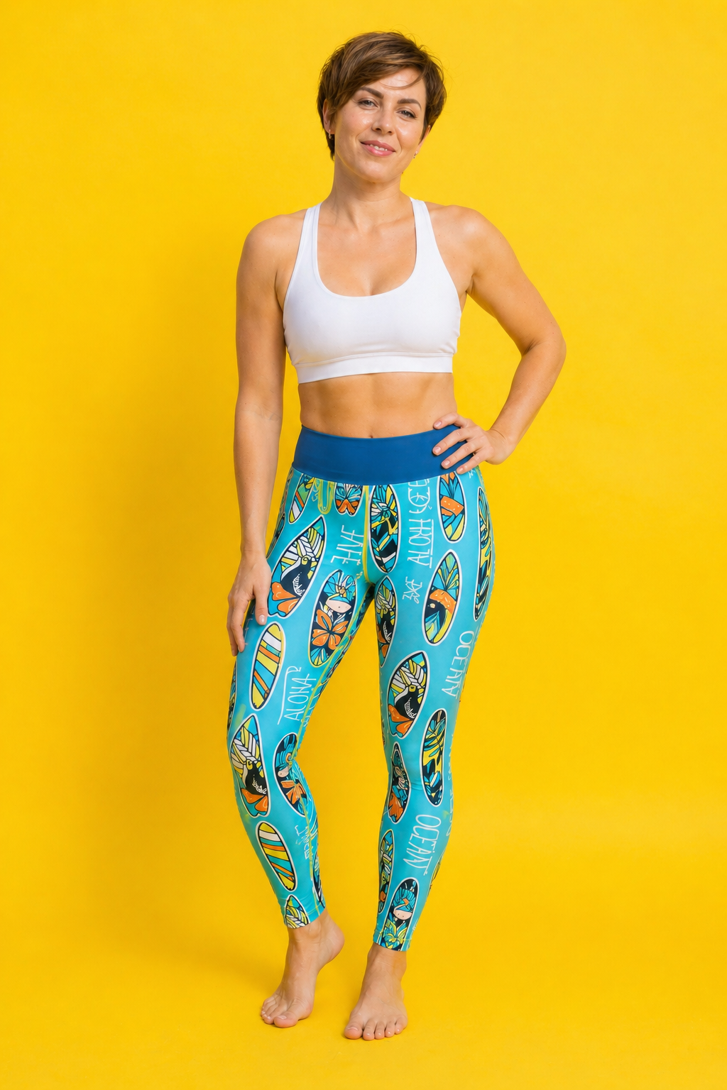 Surf Board Women's Activewear Leggings