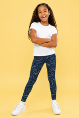 Swirls Children's Active Leggings