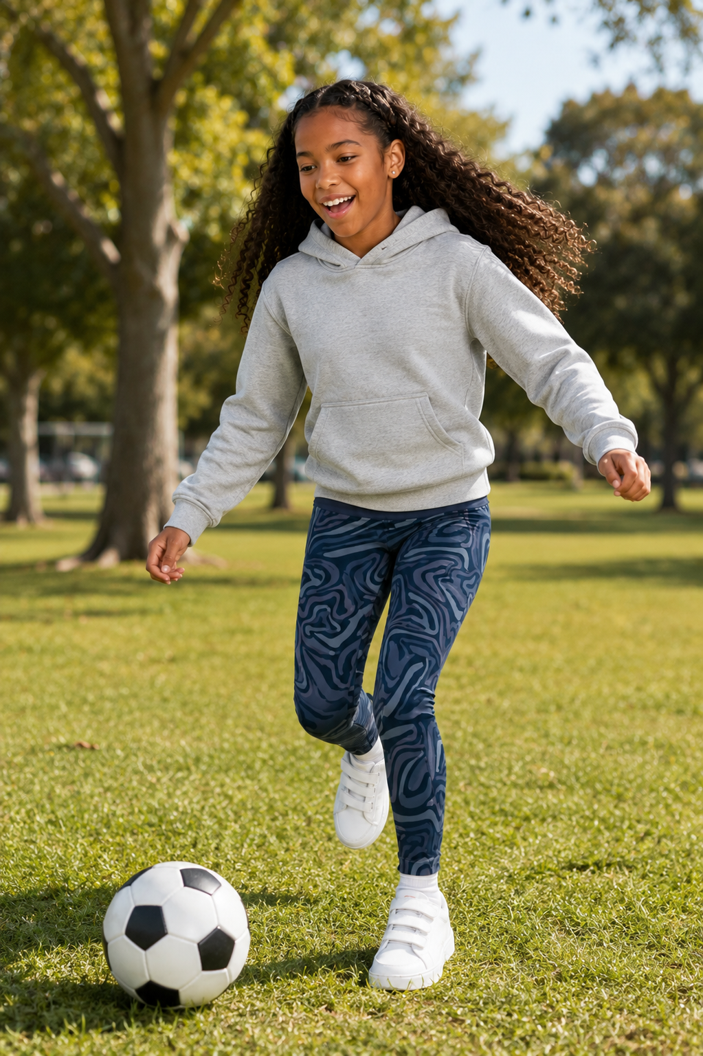 Swirls Children's Active Leggings