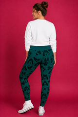 Teal Dogs Women's Activewear Leggings