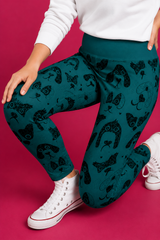 Teal Dogs Women's Activewear Leggings