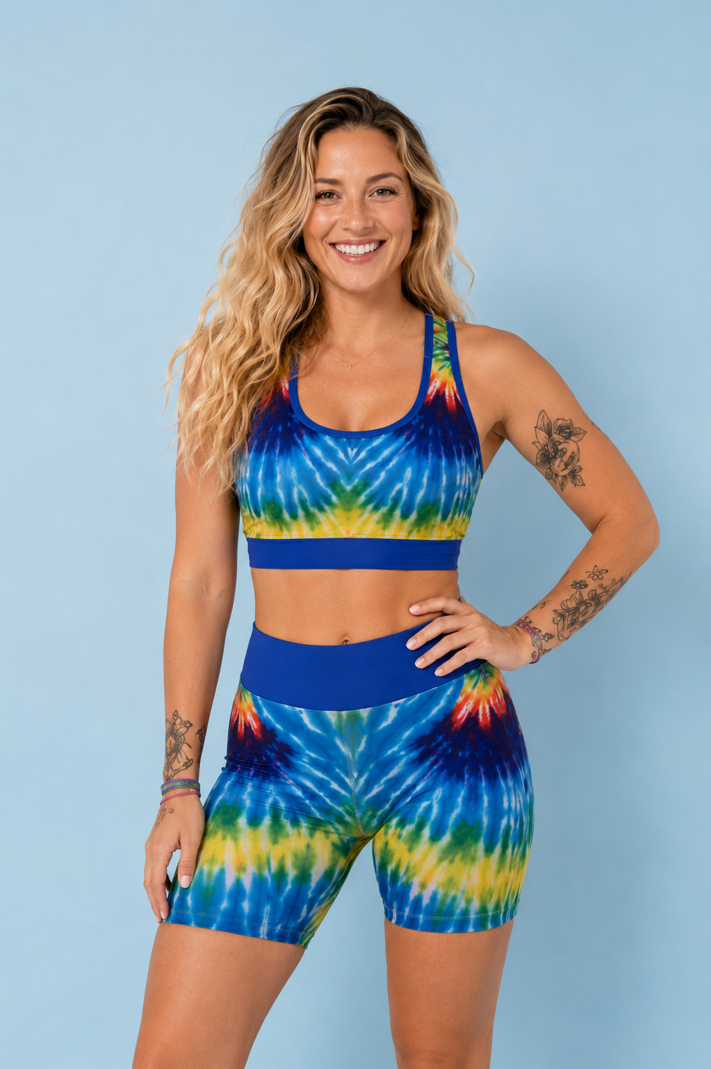 Colour Blast/Tie Dye Sports Bra
