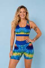 Colour Blast/Tie Dye Sports Bra
