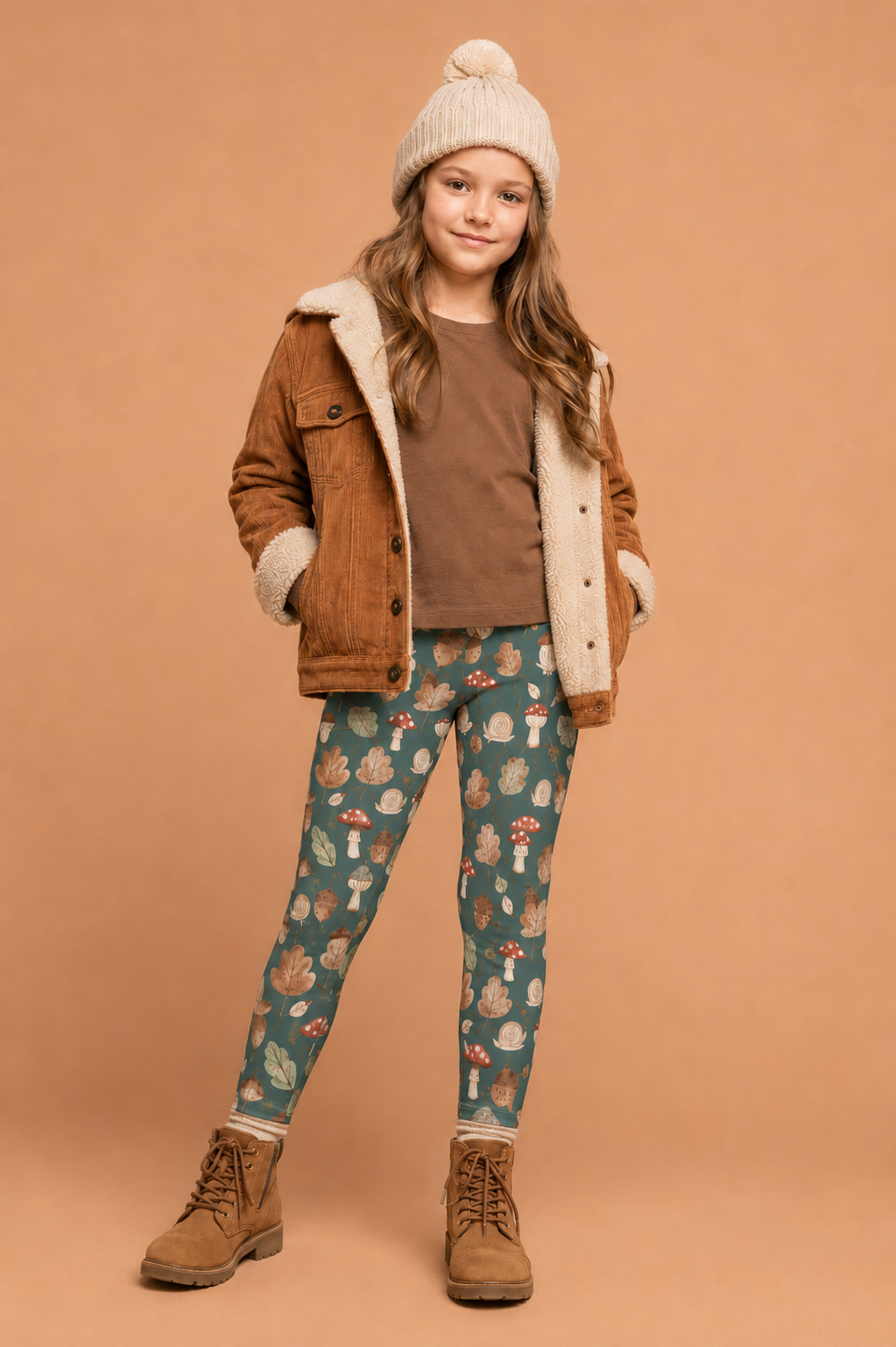 Toadstools & Acorns Children's Active Leggings