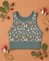 Toadstools & Acorns Sports Bra