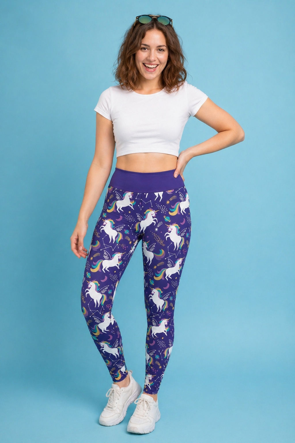 Unicorn Cosmos Women's Activewear Leggings