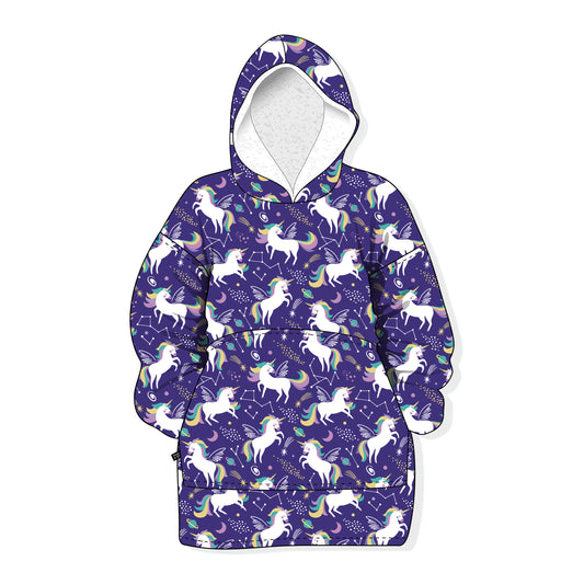Unicorn Cosmos Adult Huggable Hoodie