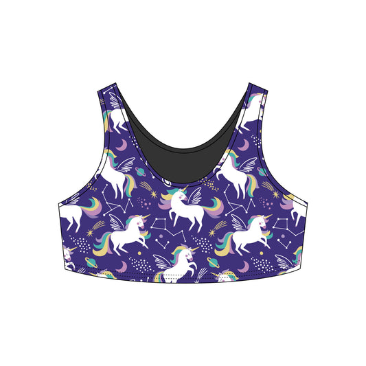 Unicorn Cosmos Sports Bra