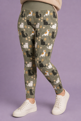 Whiskers & Wildflowers Women's Activewear Leggings