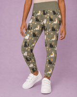 Whiskers & Wildflowers Children's Active Leggings