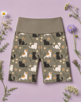 Whiskers & Wildflowers Women's Active Shorts