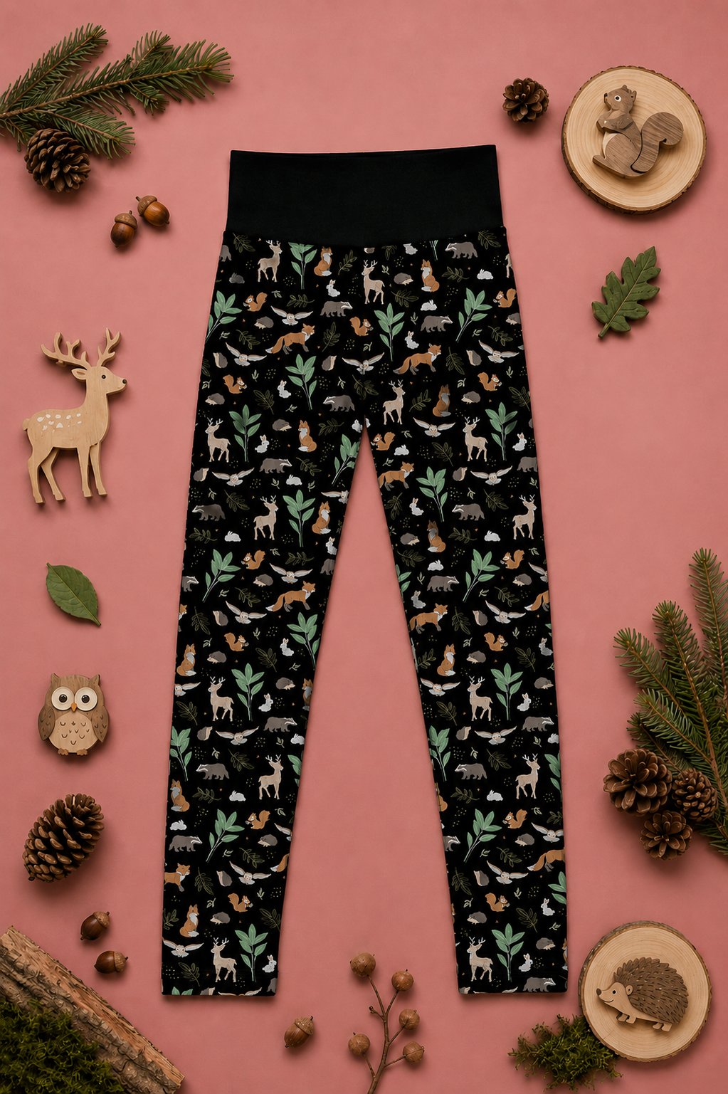 Woodland Wonders Women's Activewear Leggings