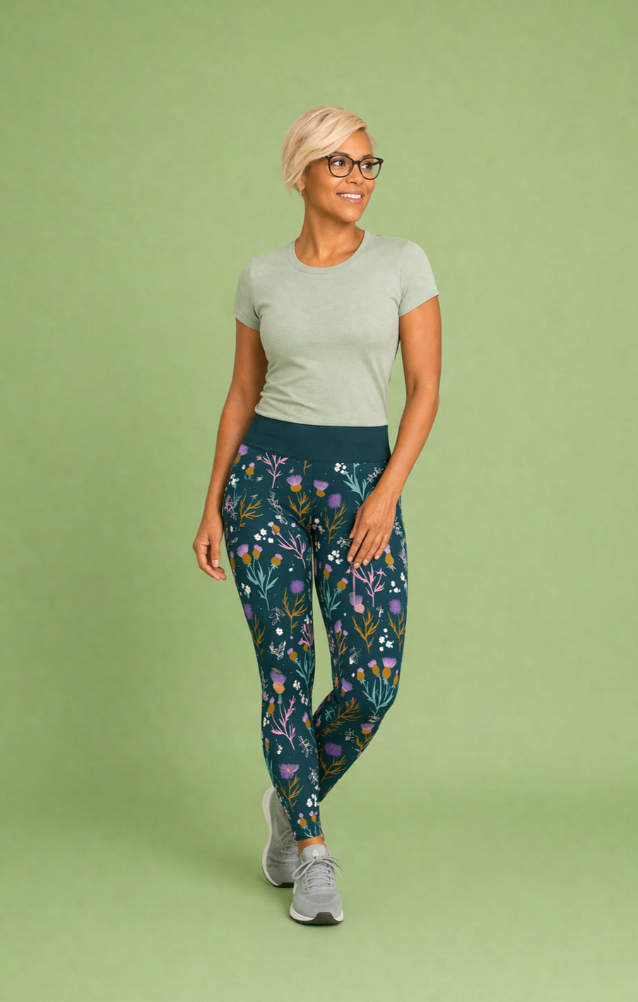 Thistles Women's Activewear Regular Leggings - Size 12-14
