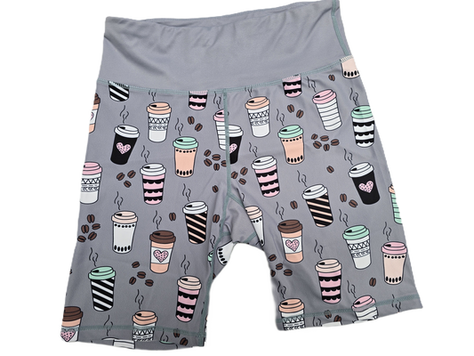 Last Chance - Coffee Cups Women's Active Shorts