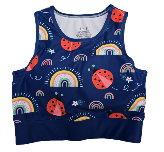 Ladybird & Rainbows Sports Bra