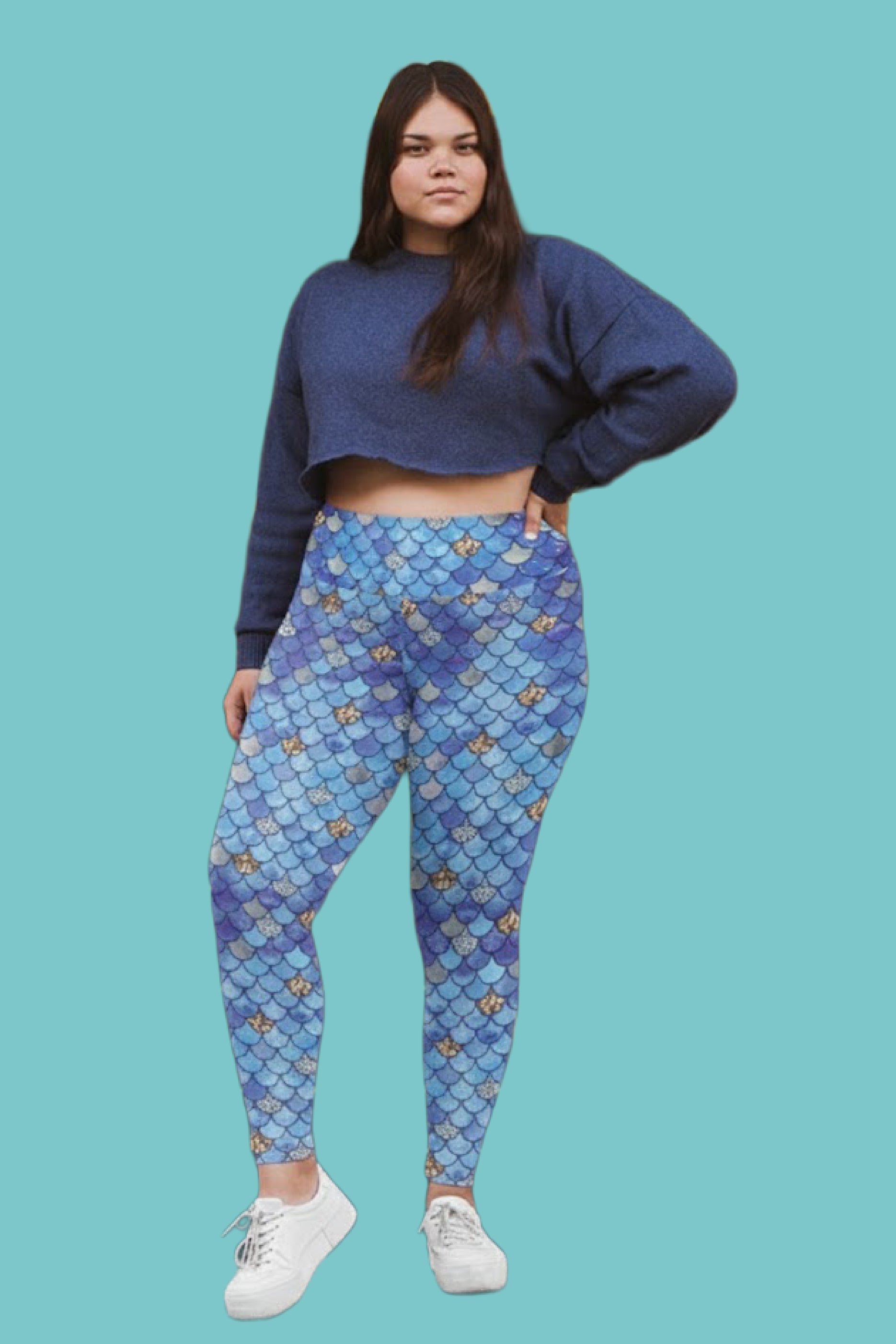 Mermaid Scales Women's Activewear Leggings